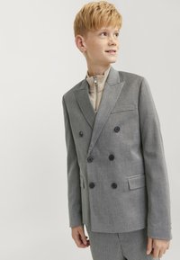 Jack & Jones Junior JPRBUSHWICK ASHTON JNR - Blejzr - dark grey