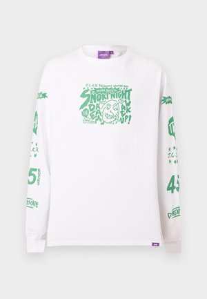 WAKE UP LONG SLEEVES UNISEX - Μπλούζα με μακριά μανίκια - white