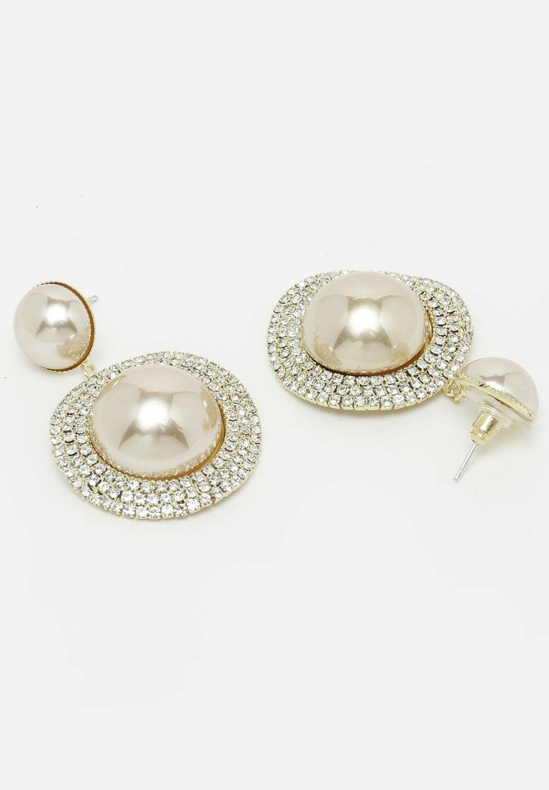 Damen Halsketten | Avant-Garde Paris AVANT-GARDE PARIS ELEGANT CRYSTALS STUDDED PEARL Ohrringe rose gold/roségoldfarben - UQ8720 Damen Halsketten | Avant-Garde Paris AVANT-GARDE PARIS ELEGANT CRYSTALS STUDDED PEARL Ohrringe rose gold/roségoldfarben - UQ8720
