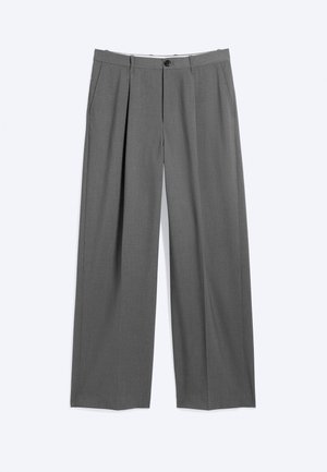 Weekday, UNO WIDE - Παντελόνι - grey melange