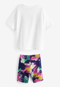 Next ROLLING STONES- SET REGULAR FIT - Shorts - white pink