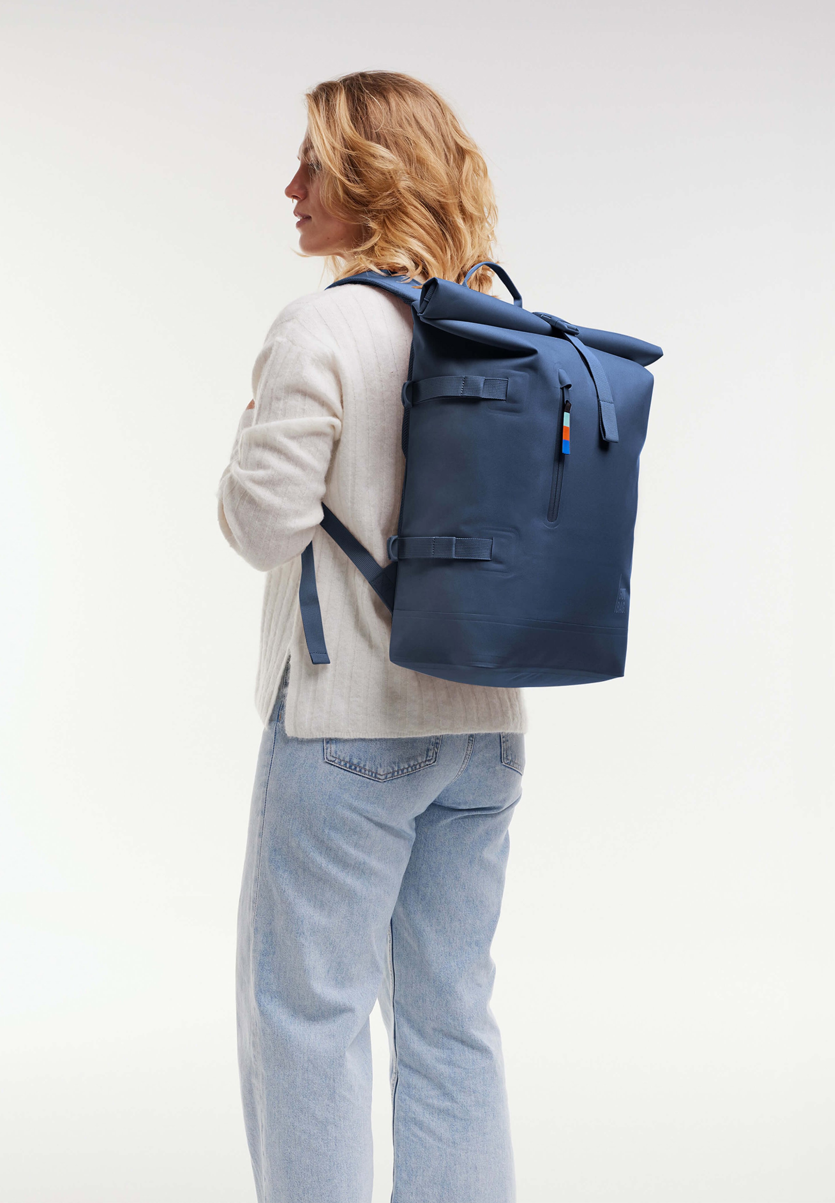 GOT BAG ROLLTOP FACH - Rucksack - ocean blue/blue - Zalando