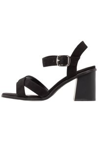 New Look Wide Fit Sandaalit nilkkaremmillä - black
