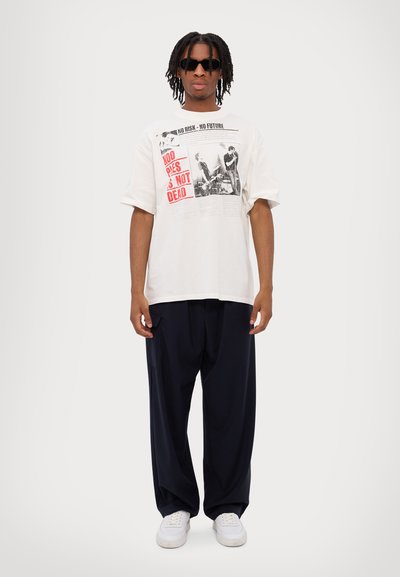 The Kooples Tricou cu imprimeu - ecru