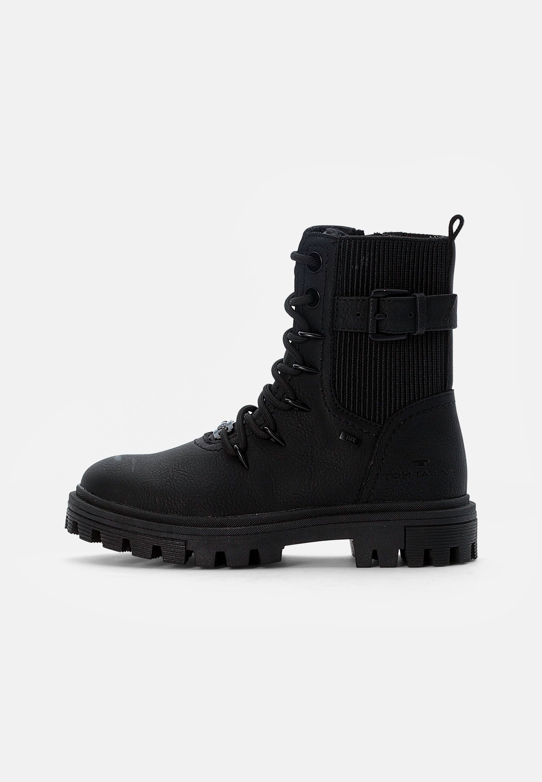 TOM TAILOR Botines con cordones - black/negro - Zalando.es