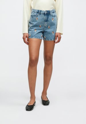 PCSKY - Denimshorts - light blue denim