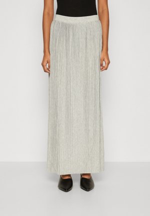 VMMILLE SKIRT - Plisirana suknja - light grey melange