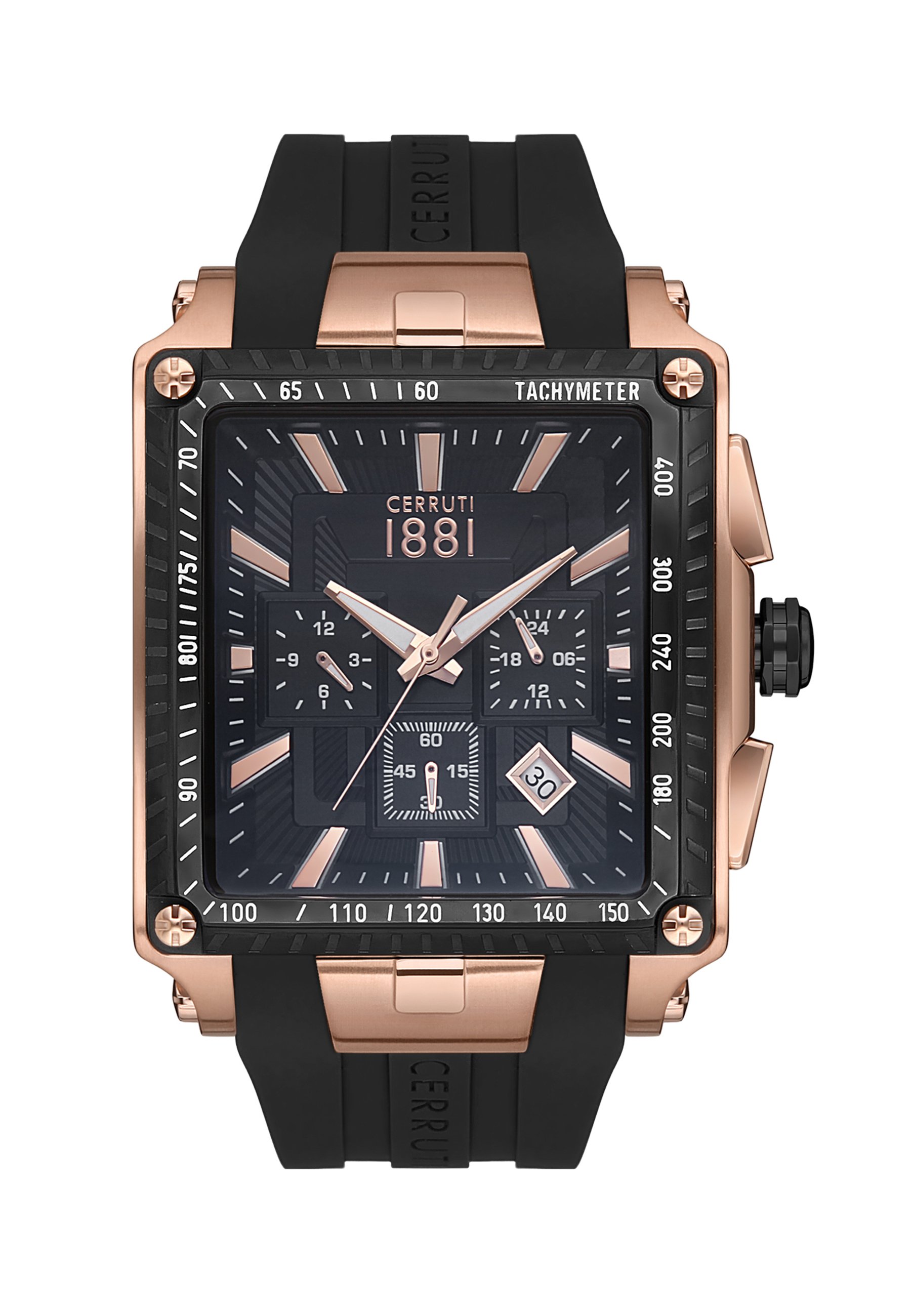 Cerruti 1881 ODISSEA MASTER Chronograph watch black rose gold