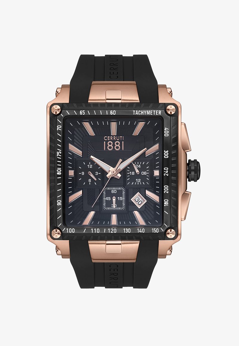 Cerruti 1881 ODISSEA MASTER - Pulkstenis ar hronogrāfu - black rose gold coloured