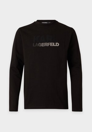 KARL LAGERFELD, CREWNECK - Μπλούζα με μακριά μανίκια - black