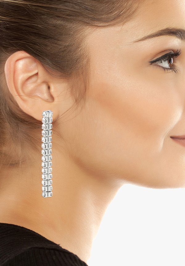 DOUBLE CRYSTAL LINEAR  - Ohrringe