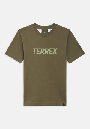 LOGO TEE UNISEX - Sports T-shirt - olive strata