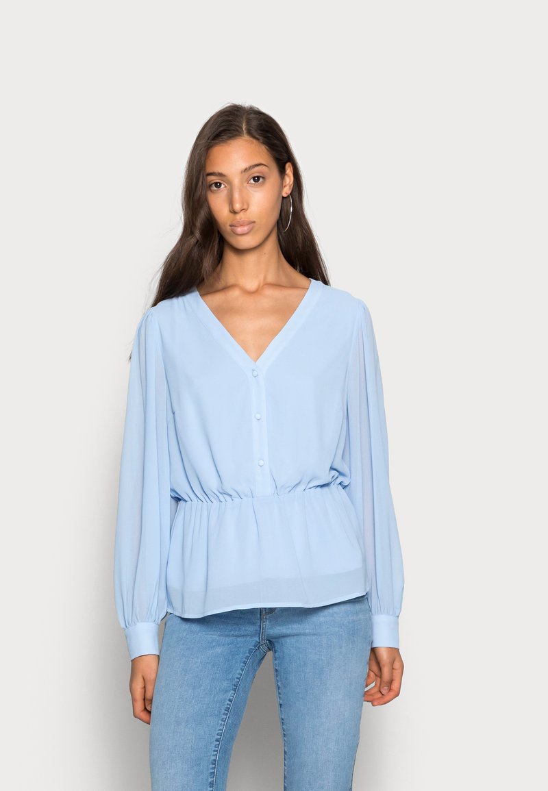 Object MILA V-NECK - Blusa - serenity