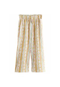 Next - RELAXED FIT PRINT  - Nadrágok - yellow floral stripe Miniatűr kép 1