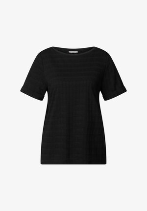 Street One, STRUKTURS - T-shirt basique - schwarz