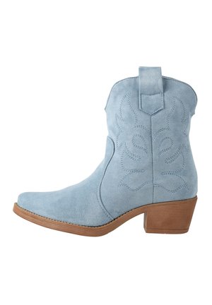 Cowboy-/Bikerlaarsjes - blau madrid