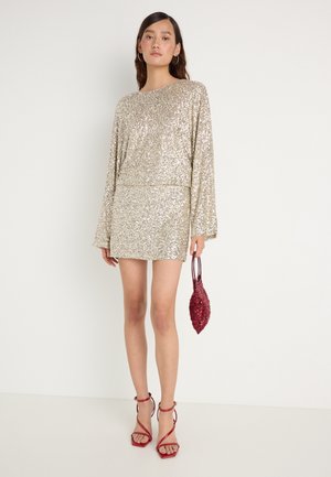 MINI DRESS - Cocktail dress / Party dress - gold