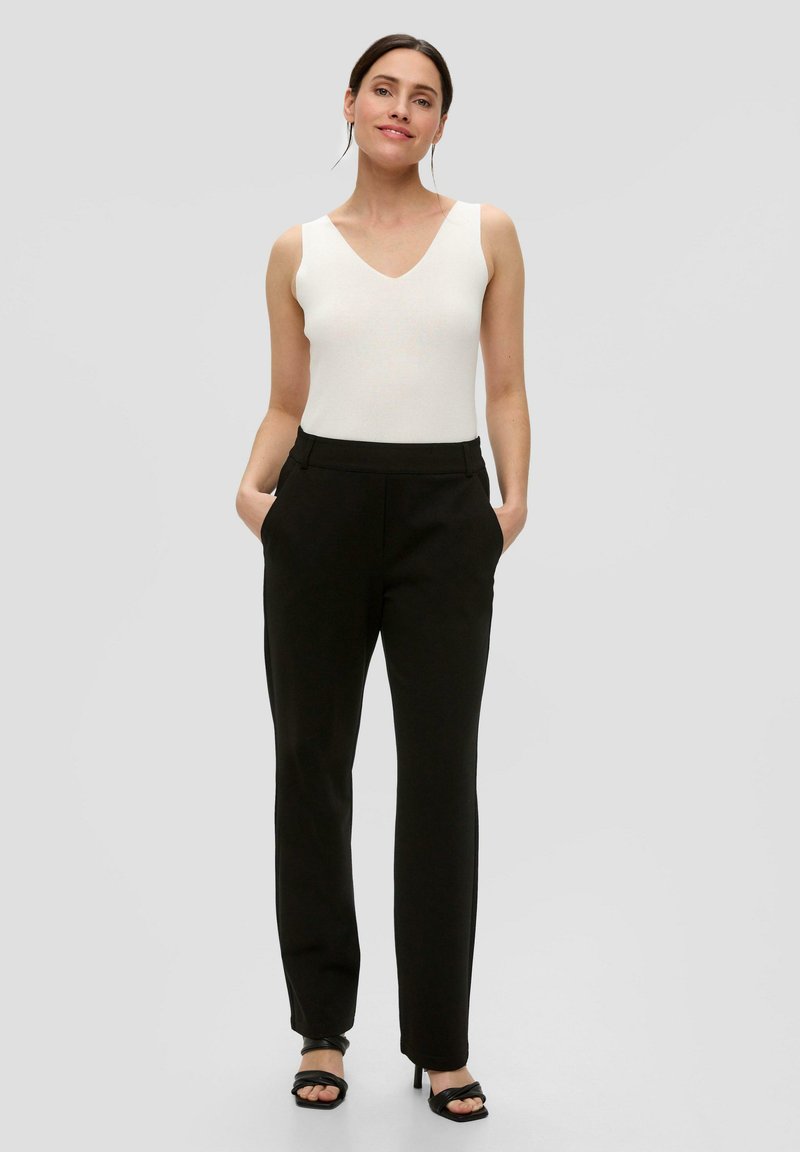 s.Oliver BLACK LABEL Broek - schwarz