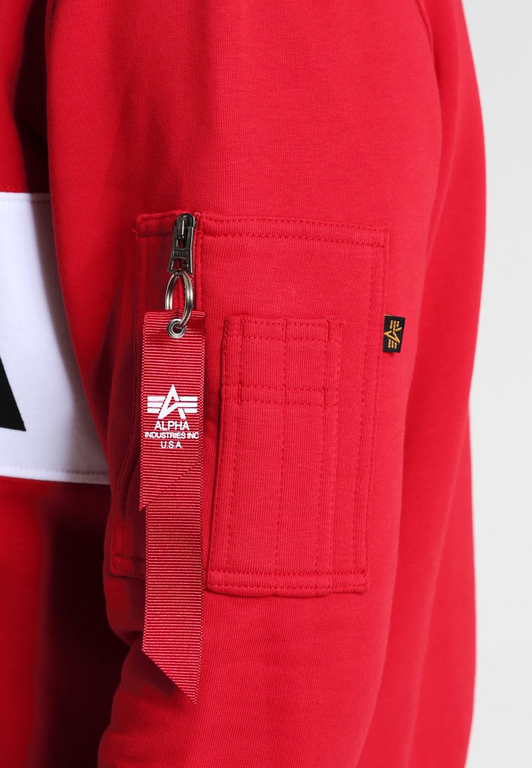 Alpha Industries NASA INLAY Sweater speed redRood Alpha Industries NASA INLAY Sweater speed redRood