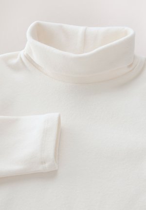 Next REGULAR FIT - LONG SLEEVE ROLL NECK - Stickad tröja - ecru white