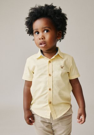 Next, REGULAR FIT - SHORT SLEEVE OXFORD - Shirt - yellow bear embroidery