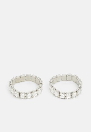 AGRANDRA 2 PACK - Bracciale - silver/-coloured/clear