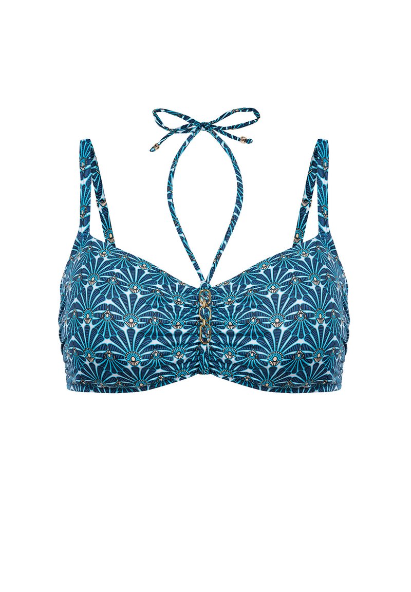 Feba Swimwear - Góra od bikini/granatowy - Zalando.pl