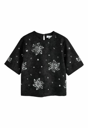 REGULAR FIT - N PREMIUM EMBELLISHED  - Bluse - black