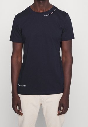 T-shirt print - dark blue