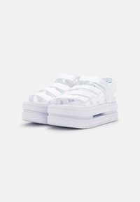 Nike Sportswear ICON CLASSIC - Sandales à plateforme - white/pure platinum