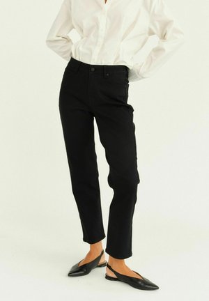 NOOS-TRISHA SWAN - Džíny Straight Fit - black