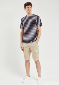 Armor lux DOËLAN MARINIÈRE - T-shirt z nadrukiem