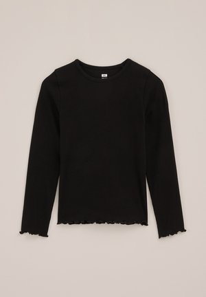 WE Fashion, Camiseta de manga larga - black