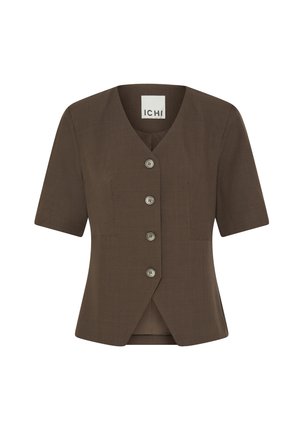 ICHI, IHFAVA SS BL - Gilet - slate black melange