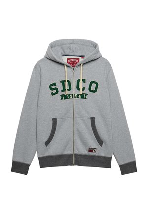 Superdry & Co, SUPERDRY SD&CO. ZIP THROUGH HOODIE.. - Sweat zippé - storm grey heather marl