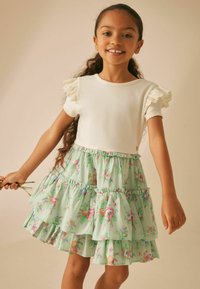 Laura Ashley Rochie de zi - ecru and green