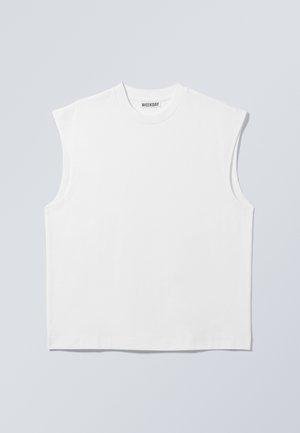 Weekday, SQUARE TANK - Débardeur - white