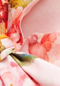 Next PRINTED TAFFETA PARTY DRESS - Koktel haljina / svečana haljina - pink yellow floral