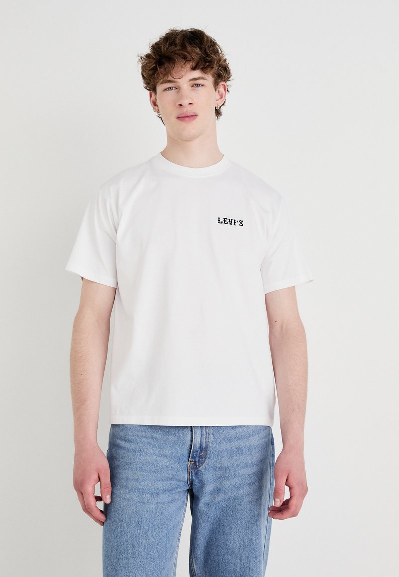 Levi's® VINTAGE FIT GRAPHIC - Marškinėliai su spaudiniu - bi eagle white