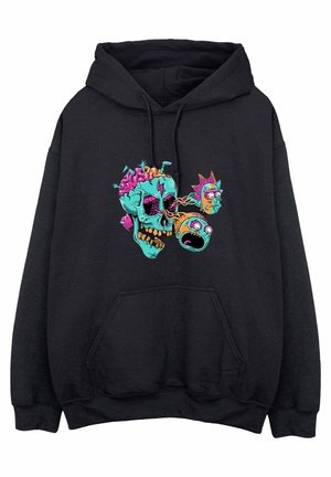 RICK AND MORTY EYEBALL SKULL - Sweatshirt - black