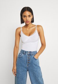 BDG Urban Outfitters CROSS CAMI - Top - white