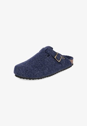 SUPERSOFT, SUPERSOFT 511064000/838 HERREN PANTOFFELN FILZ IN BLUE - Pantuflas - blau