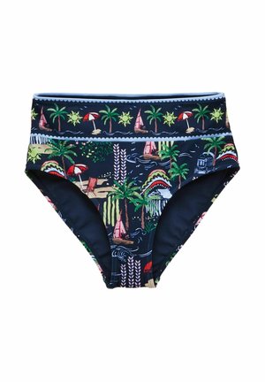PANEL - Bikinibukser - navy holiday icons