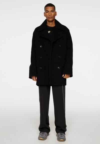 J.LINDEBERG ARNO DOUBLE BREASTED - Kort kappa / rock - black