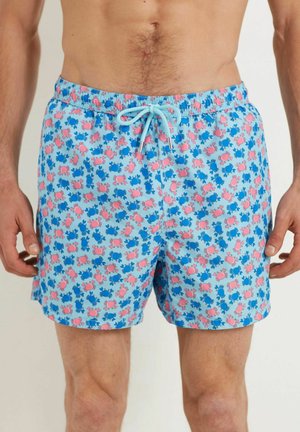 MARINA - Badeshorts - turquoise (with print)