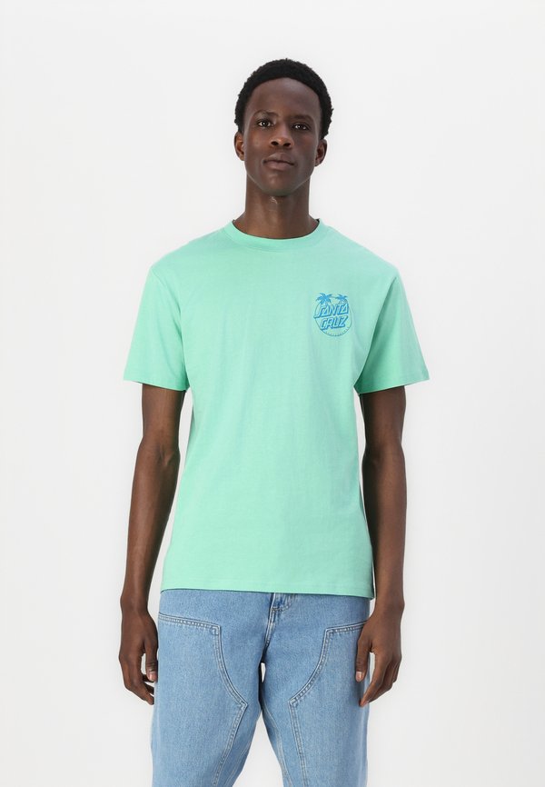 RETREAT DOT UNISEX - Print T-shirt - jade