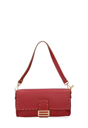SHOULDER - Borsa a mano - d rosso scuro