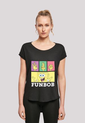 SPONGEBOB SCHWAMMKOPF FUNBOB - Print T-shirt - black