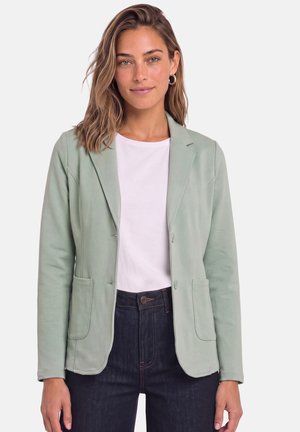 Street One, BASIC BLAZER IN UNIFARBE - Blazer - eucalyptus green mel.
