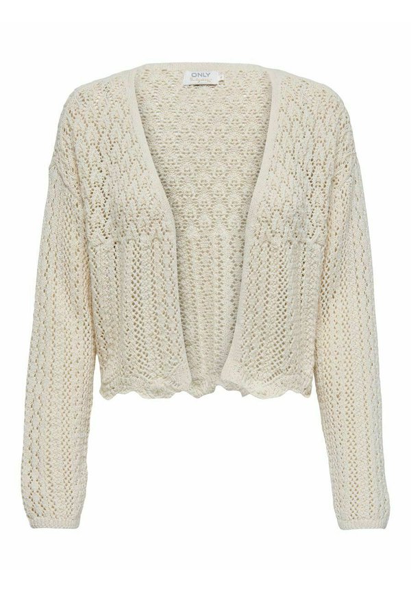 ONLNOLA 7/8 LIFE OPEN NOOS - Strickjacke - cloud dancer